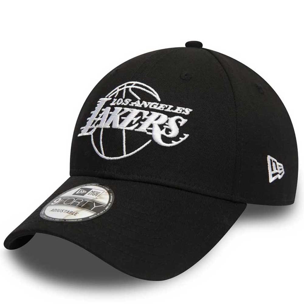 New Era Nba Los Angeles Lakers Essential Outline 9forty Cap Weiß,Schwarz Mann New Era Nba Los Angeles Lakers Essential Outline 9forty Cap Weiß,Schwarz Mann von New Era