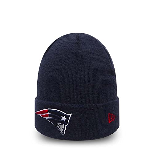 New Era New England Patriots Beanie Team Essential Cuff Navy - One-Size von New Era