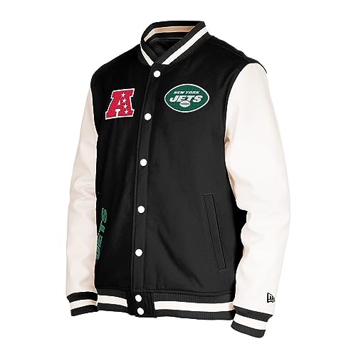 New Era New York Jets NFL 2023 Sideline Black White Jacke - XL von New Era