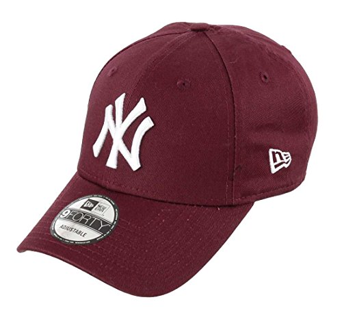 New Era New York Yankees MLB League Essential Maroon 9Forty Adjustable Cap - One-Size von New Era