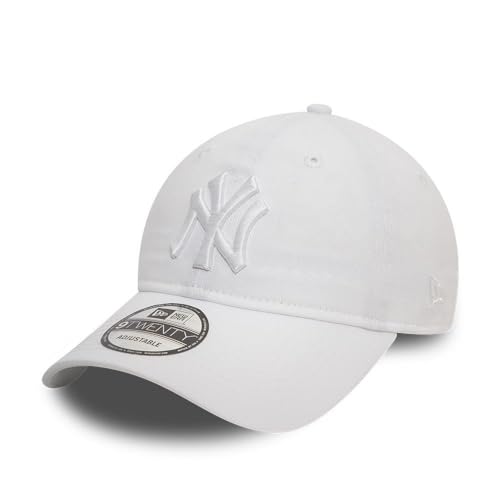 New Era New York Yankees MLB League Essential Tonal Weiß Verstellbare 9Twenty Cap - One-Size New Era New York Yankees MLB League Essential Tonal Weiß Verstellbare 9Twenty Cap - One-Size von New Era
