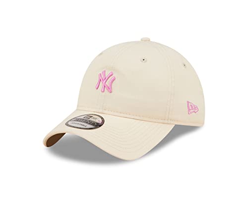 New Era New York Yankees MLB Mini Logo Beige 9Twenty Unstructured Strapback Cap - One-Size von New Era