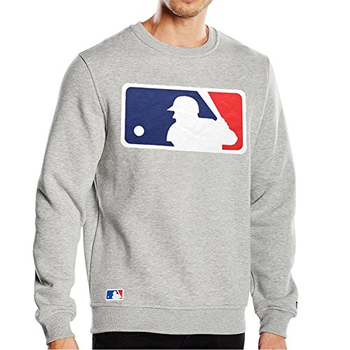 New Era Pullover - MLB Logo Baseball grau - 3XL von New Era