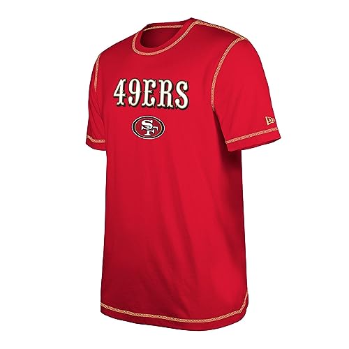 New Era San Francisco 49ers NFL 2023 Sideline Red T-Shirt - L von New Era