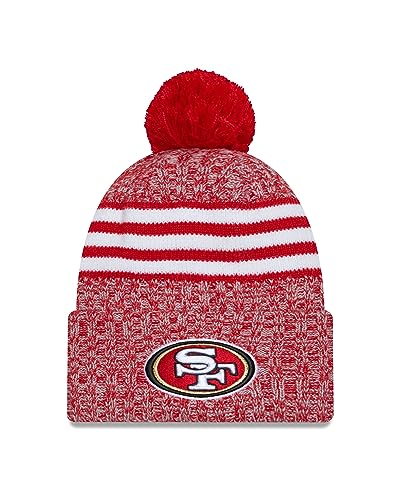 New Era San Francisco 49ers NFL 2023 Sideline Sport Knit OTC Red Beanie - One-Size von New Era