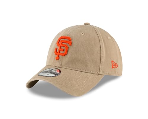 New Era San Francisco Giants MLB Core Classic Braun Verstellbare 9Twenty Cap - One-Size von New Era