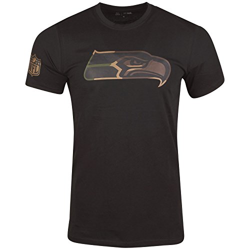 New Era Shirt - NFL Seattle Seahawks schwarz/Wood - XXL von New Era