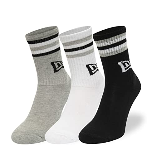 New Era Stripe Crew Socken Black 35 von New Era