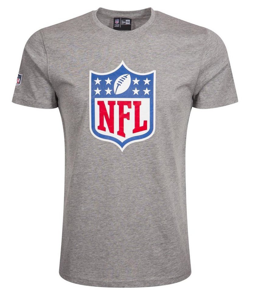 New Era T-Shirt NFL Shield Logo grau (1-tlg) von New Era