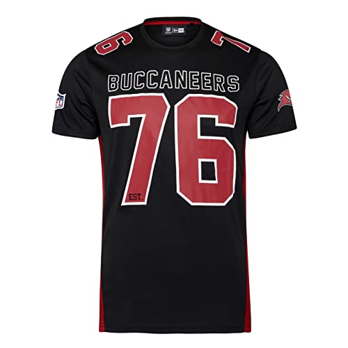 New Era Tampa Bay Buccaneers NFL Established Number Mesh Tee Black T-Shirt - 3XL von New Era