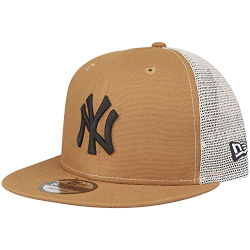 New York Yankees Mesh 9Fifty Snapback Cap Hellbraun von New Era