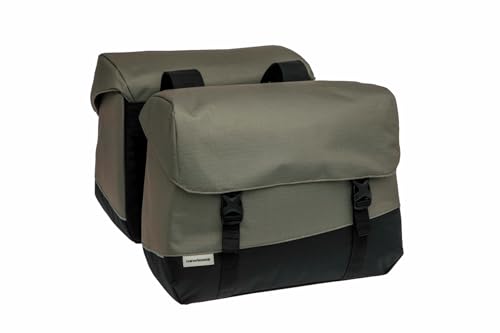 New Looxs Oslo Joli Double 39 L - Doppeltasche - Fahrradtasche für Gepäckträger - E-Bikes Geeignet - Doppelte Fahrradtasche - Recyceltem Polyester - Schwarz Grün New Looxs Oslo Joli Double 39 L - Doppeltasche - Fahrradtasche für Gepäckträger - E-Bikes Geeignet - Doppelte Fahrradtasche - Recyceltem Polyester - Schwarz Grün von New Looxs