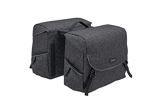 New Looxs Mondi Joy Double Racktime Doppeltasche, Ivy Black, 38 Liter von New Looxs