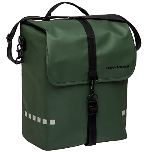 New Looxs Odense - Fahrradtaschen für Gepäckträger - Wasserdicht Polyester - Seitentasche Fahrrad mit Schultergurt - E-Bikes Geeignet - Leicht Fixierbare Fahrradtasche hinten - Grün New Looxs Odense - Fahrradtaschen für Gepäckträger - Wasserdicht Polyester - Seitentasche Fahrrad mit Schultergurt - E-Bikes Geeignet - Leicht Fixierbare Fahrradtasche hinten - Grün von New Looxs