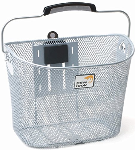 New Looxs Toscane Smart Lock Fahrradkorb, Silver, 34 x 25 x 25 cm New Looxs Toscane Smart Lock Fahrradkorb, Silver, 34 x 25 x 25 cm von New Looxs