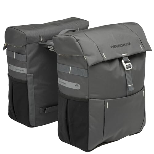 New Looxs Vigo Double 37 L - Fahrradtasche für Racktime Gepäckträger - Eingebauter Racktime-Adapter - Wasserdichtes Polyester - Leicht Fixierbare Fahrradtasche hinten New Looxs Vigo Double 37 L - Fahrradtasche für Racktime Gepäckträger - Eingebauter Racktime-Adapter - Wasserdichtes Polyester - Leicht Fixierbare Fahrradtasche hinten von New Looxs