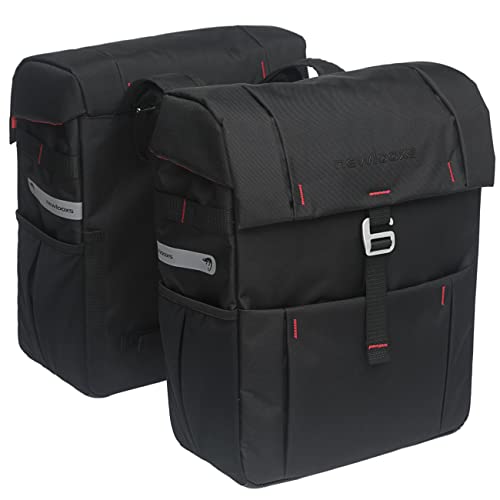 New Looxs Vigo Double Dubbele Fietstas, Black, 37 Liter New Looxs Vigo Double Dubbele Fietstas, Black, 37 Liter von New Looxs