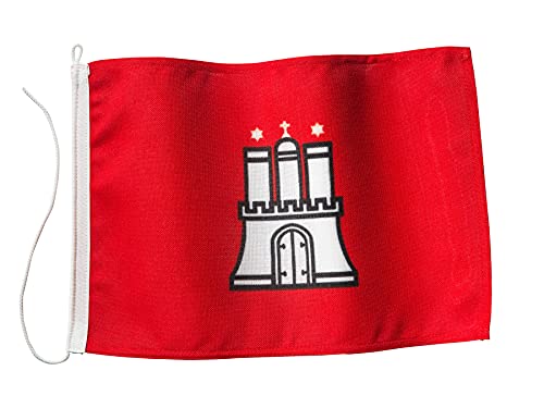 New Marine Bootsflagge Hamburg 40 x 60 cm. von New Marine