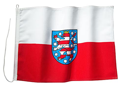 New Marine Bootsflagge Thüringen 30 x 45 cm. New Marine Bootsflagge Thüringen 30 x 45 cm. von New Marine