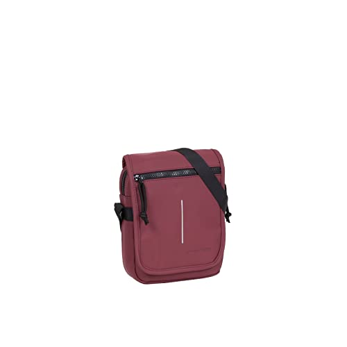 New Rebels Mart Louisville Flapover kleiner Rucksack, Unisex, für Erwachsene, Weinrot, 18x7x23cm, Casual von New Rebels