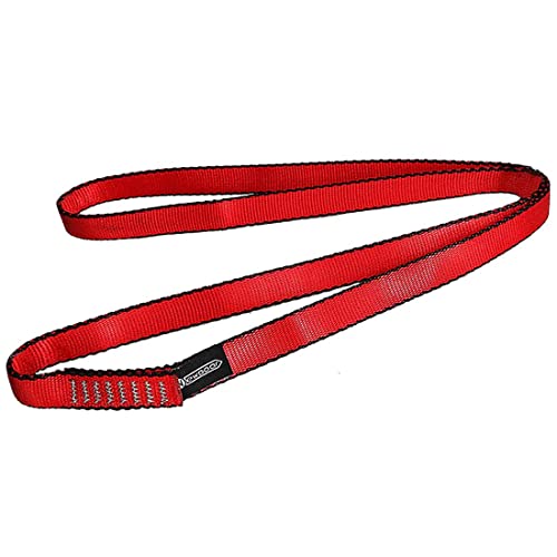 NewDoar Kletterschlinge 16 mm Nylon-Schlingenläufer 22 KN 4840 LB Kletterseil zum Klettern, Erstellen von Ankersystemen, Abseilausrüstung, perfekt für Baumarbeiten-Red/180/1 NewDoar Kletterschlinge 16 mm Nylon-Schlingenläufer 22 KN 4840 LB Kletterseil zum Klettern, Erstellen von Ankersystemen, Abseilausrüstung, perfekt für Baumarbeiten-Red/180/1 von NewDoar