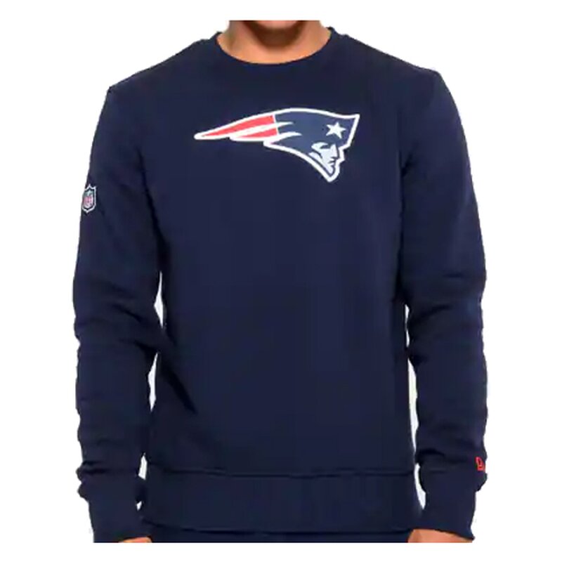 New Era NFL Team Logo Crew Sweatshirt New England Patriots navy - Gr. M von NewEra