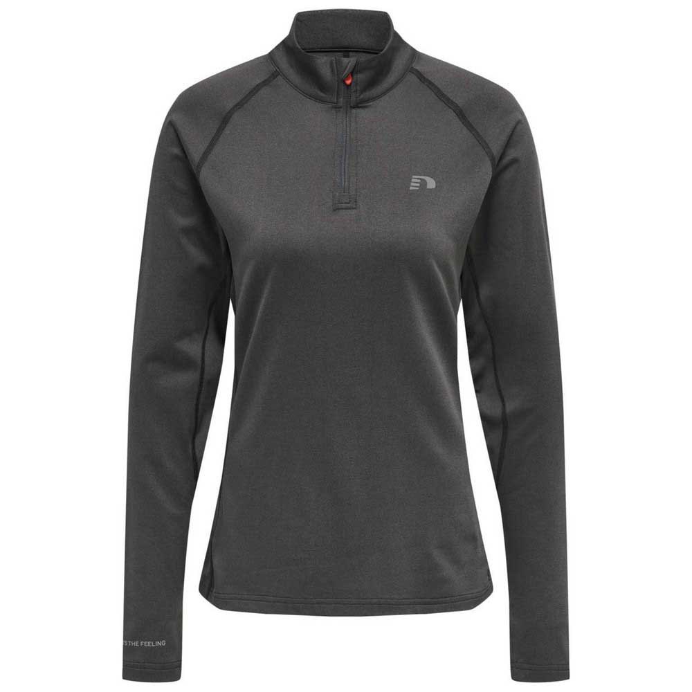 Newline Sport 500136 Half Zip Long Sleeve T-shirt Grau S Frau von Newline Sport