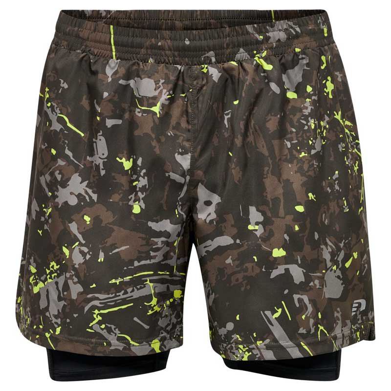 Newline Sport Kansas 2 In 1 Shorts Grün 2XL Mann von Newline Sport