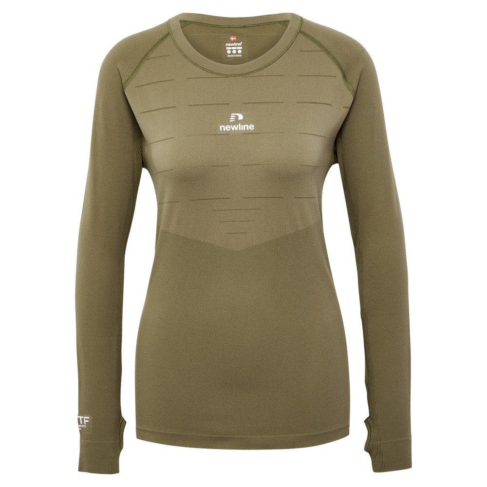 Newline Sport Pace Seamless Long Sleeve T-shirt Grün XS Frau von Newline Sport