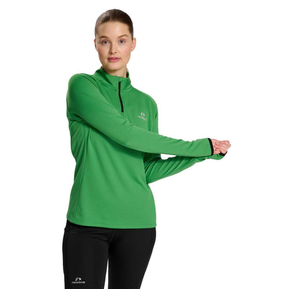 Newline Sport Phoenix Half Zip Sweatshirt Grün M Frau von Newline Sport