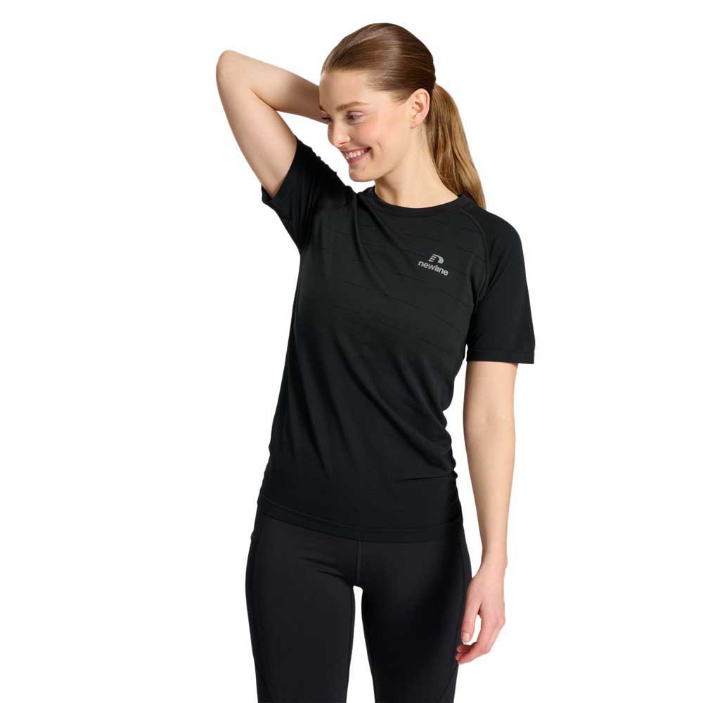 Newline Sport Riverside Seamless Short Sleeve T-shirt Schwarz 2XL Frau von Newline Sport