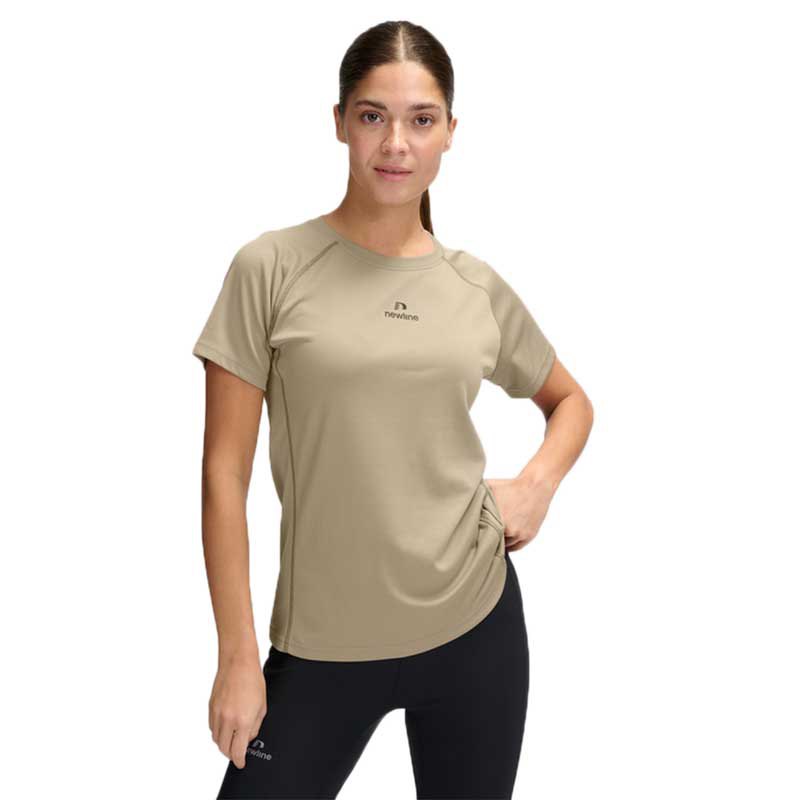 Newline Sport Speed Mesh Short Sleeve T-shirt Beige L Frau von Newline Sport