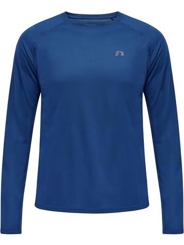 Newline Men's Men CORE Running T-Shirt L/S, Echtes Blau, S von Newline