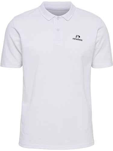 Newline nwlLEA Cotton Polo Men, White, 5XL von newline