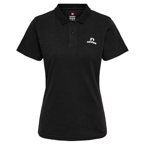 Newline nwlLEA Cotton Polo Women, Black, 2XL von Newline