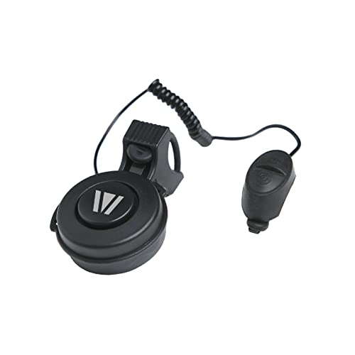 Newrban | Elektrische Türklingel für Fahrrad und Scooter - Micro-USB-Ladeanschluss - Lautstärketaste - Kompatibel mit Lenkern mit Durchmesser 22-31,8 mm - Schwarz von Newrban