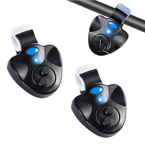 Nexoria Bissanzeiger Angeln, 2/4 Stück Bissanzeiger Knicklichter Angeln Angel Bissanzeiger Elektronisch mit LED Leuchtanzeiger Elektronisch Bissanzeiger Biss Alarm Angelzubehör für Angelrute (2pcs) Nexoria Bissanzeiger Angeln, 2/4 Stück Bissanzeiger Knicklichter Angeln Angel Bissanzeiger Elektronisch mit LED Leuchtanzeiger Elektronisch Bissanzeiger Biss Alarm Angelzubehör für Angelrute (2pcs) von Nexoria