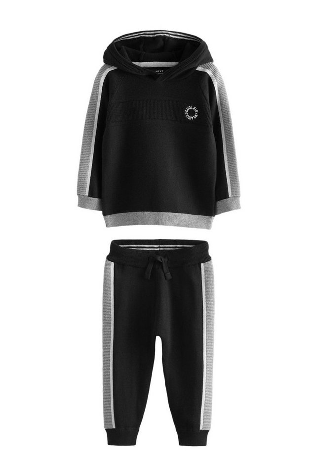 Next Shirt & Hose Strick-Jogginganzug mit Hoodie 100 % Baumwolle (2-tlg) von Next