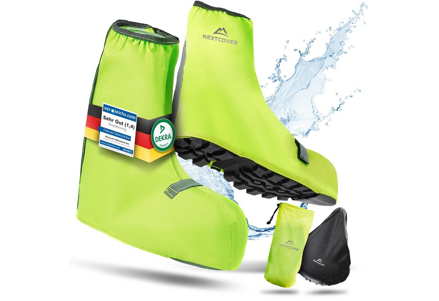 Nextcover Fahrrad-Überschuh Universelle Überschuhe Fahrrad I 100% Wind-& wasserdicht Nextcover Fahrrad-Überschuh Universelle Überschuhe Fahrrad I 100% Wind-& wasserdicht von Nextcover