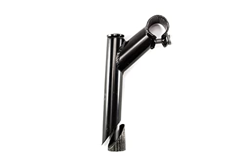 1 Zoll Fahrrad Lenker Vorbau Schaft Stahl 25,4 mm für 1 1/8 Zoll Gabel Schwarz 1 Zoll Fahrrad Lenker Vorbau Schaft Stahl 25,4 mm für 1 1/8 Zoll Gabel Schwarz