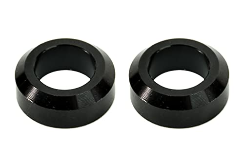 2 Stück Fahrrad Spacer Wheel Adapter Steck Achse 12mm E-Bike Pedelec Schwarz von Nicht Angegeben