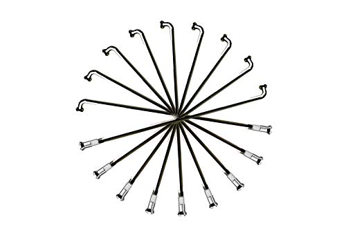 37 Stück Speichen 272mm Spokes schwarz 2mm Messing Nippel 37 Stück Speichen 272mm Spokes schwarz 2mm Messing Nippel