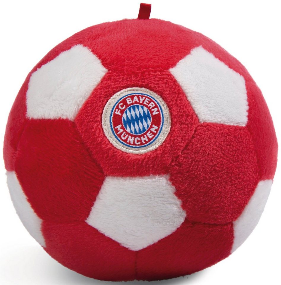 Nici Stoffball FC BAYERN MÜNCHEN Plüschball mit Glocke, 12 cm von Nici