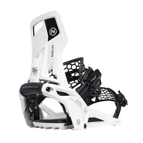 Nidecker Supermatic Snowboard – Universelle, doppelt einsteckbare automatische Bindung – Komfortabel und zuverlässig wie eine Klassische Zwei-Riemen-Bindung - Weiß 2026 Nidecker Supermatic Snowboard – Universelle, doppelt einsteckbare automatische Bindung – Komfortabel und zuverlässig wie eine Klassische Zwei-Riemen-Bindung - Weiß 2026 von Nidecker