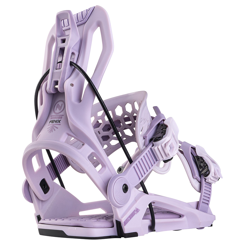 Nidecker Flow Fenix Snowboard Bindings Lila M von Nidecker