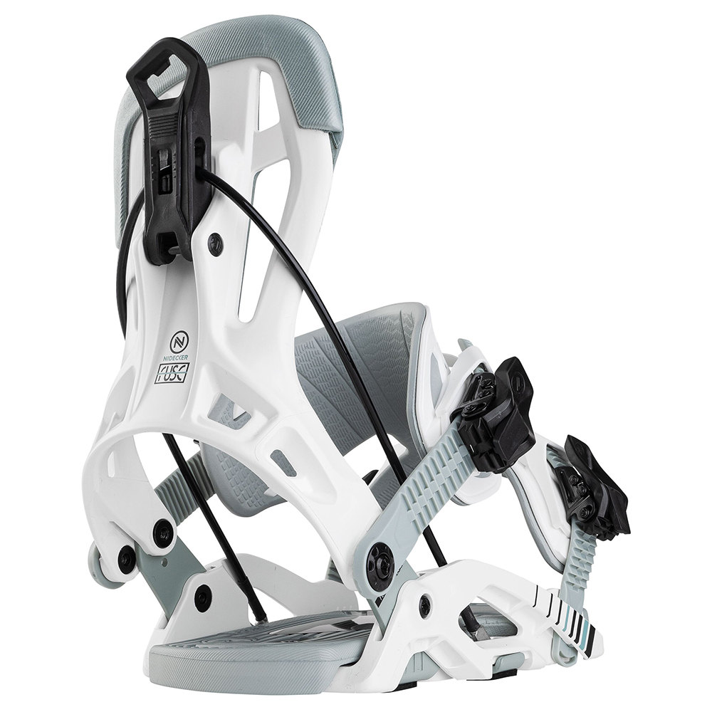 Nidecker Flow Fuse Snowboard Bindings Silber M von Nidecker