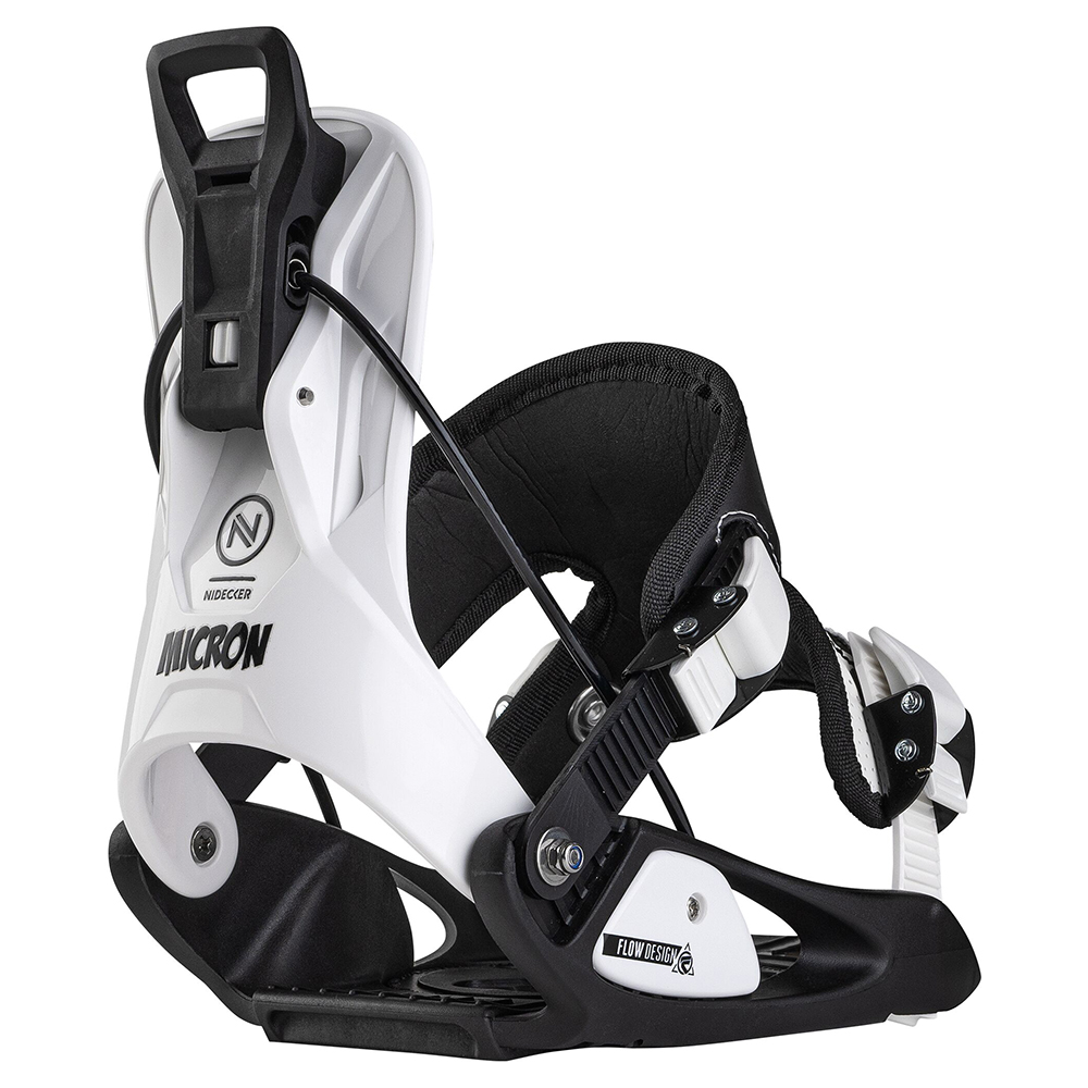 Nidecker Flow Micron Stormtrooper Snowboard Bindings Silber S von Nidecker