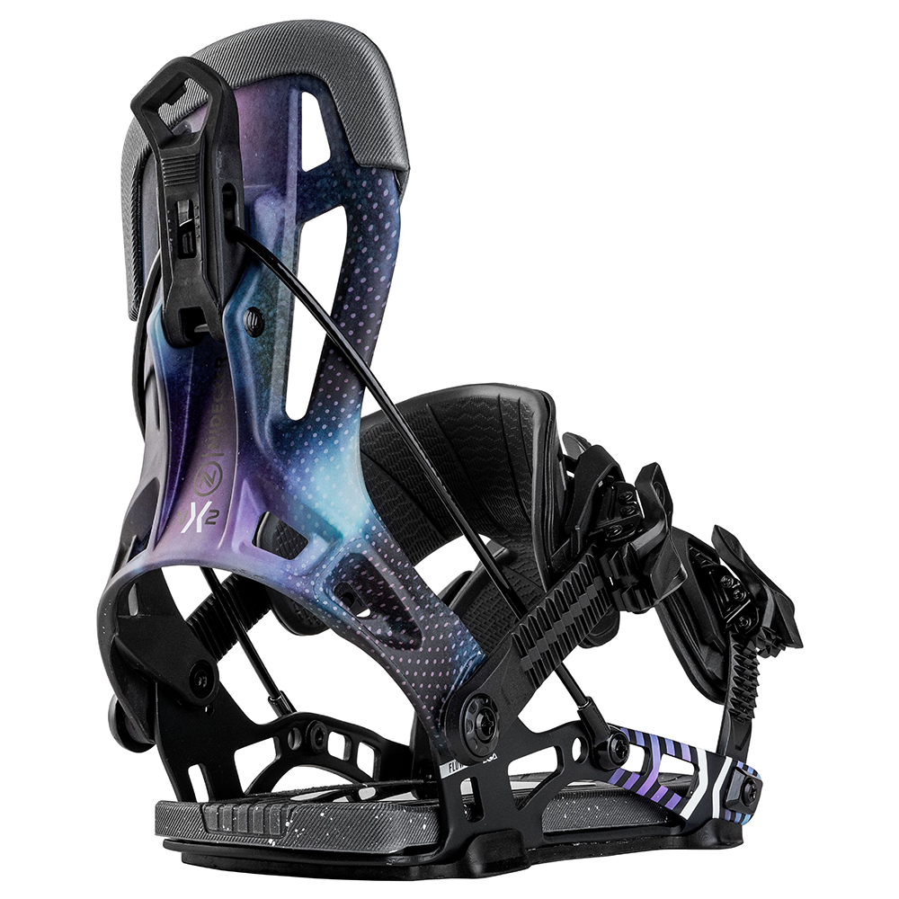 Nidecker Flow Nx2 Snowboard Bindings Lila L von Nidecker