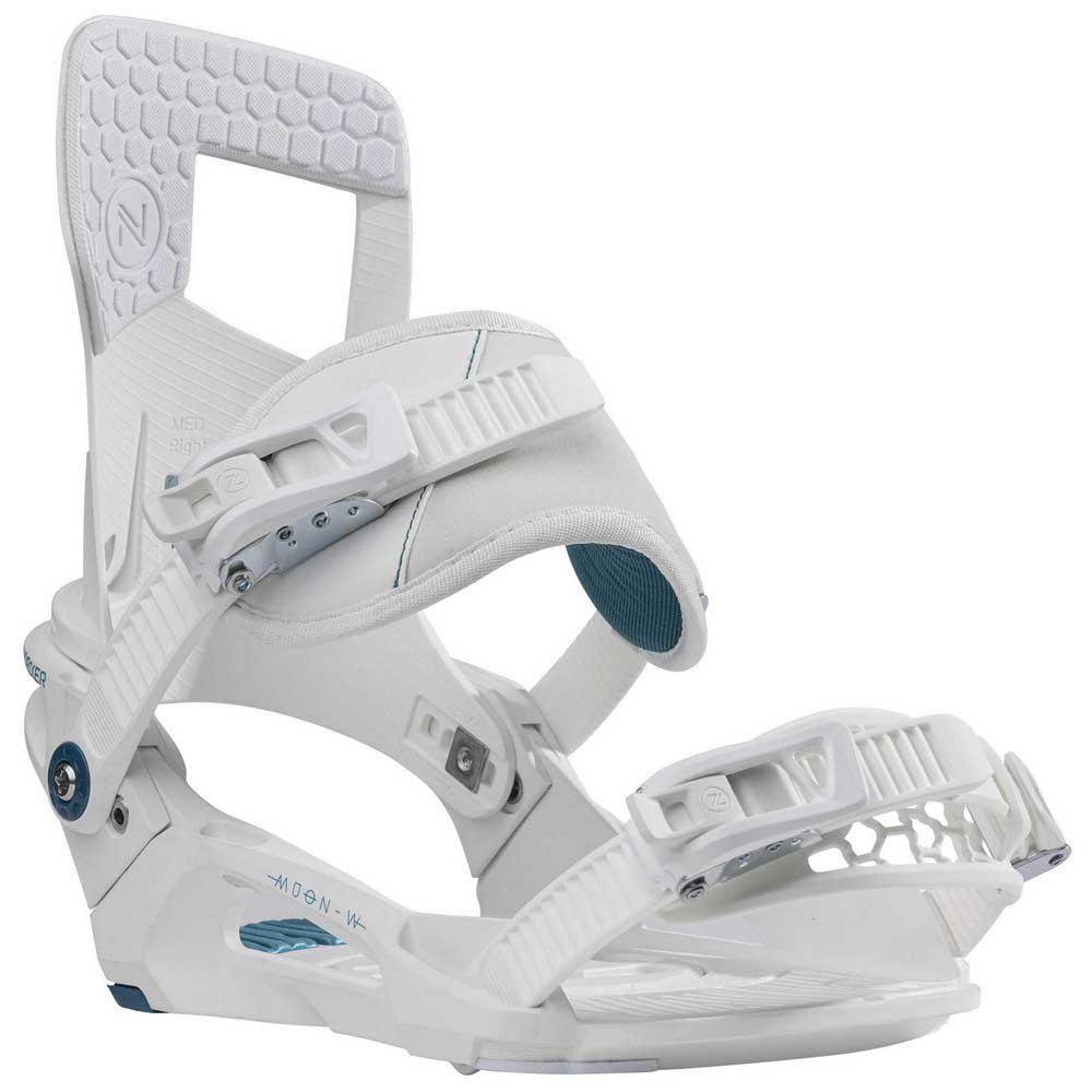 Nidecker Muon Woman Snowboard Bindings Weiß L von Nidecker