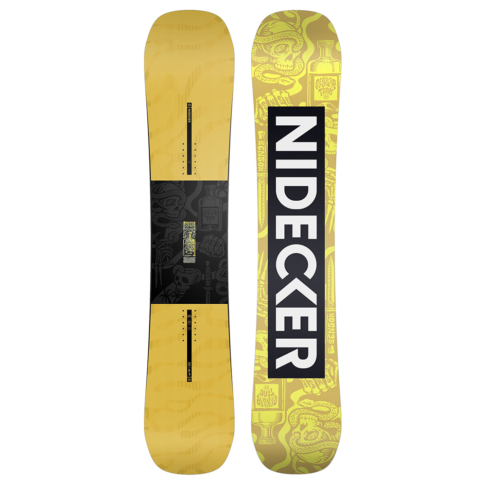 Nidecker Sensor Team Snowboard Gelb 156 von Nidecker